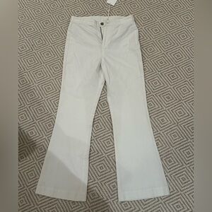 NWT Julia Amory White Bell Pants